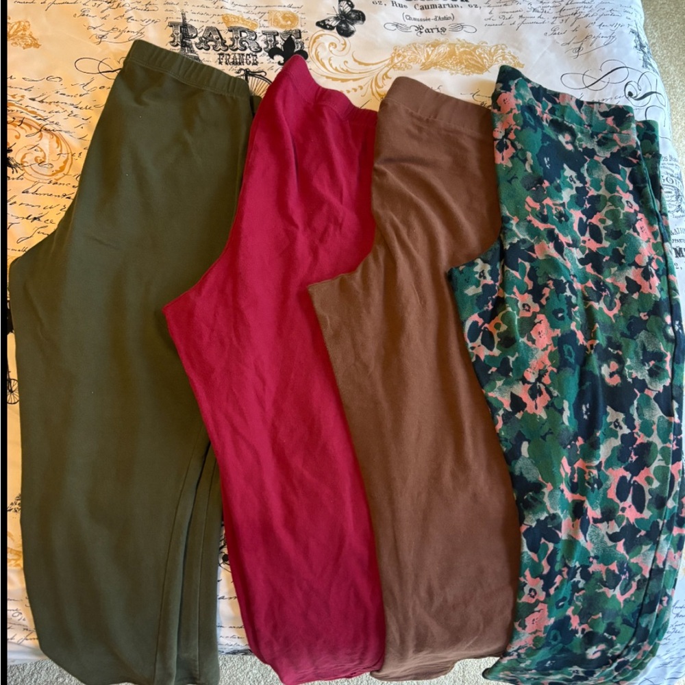 Torrid Bindle!!!Women's Leggings - Olive, Red, Brown, Multicolor